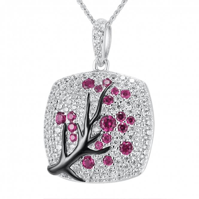 PavÃ© Set Cherry Blossom Pendant 6788